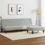 Juego de sofás 2 piezas terciopelo gris claro de , Sofás - Ref: Foro24-3216274, Precio: 278,43 €, Descuento: %