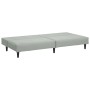 Juego de sofás 2 piezas terciopelo gris claro de , Sofás - Ref: Foro24-3216274, Precio: 278,43 €, Descuento: %