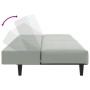 Juego de sofás 2 piezas terciopelo gris claro de , Sofás - Ref: Foro24-3216274, Precio: 278,43 €, Descuento: %
