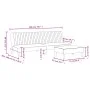 Zweiteilige Sofagarnitur aus hellgrauem Samt von , Sofas - Ref: Foro24-3216274, Preis: 284,17 €, Rabatt: %