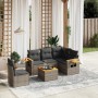 Set de muebles de jardín 6 pzas y cojines ratán sintético gris de , Conjuntos de jardín - Ref: Foro24-3226823, Precio: 367,40...