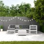 Set muebles jardín 7 pzas con cojines madera maciza pino blanco de , Conjuntos de jardín - Ref: Foro24-3250953, Precio: 617,6...