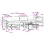Set muebles jardín 7 pzas con cojines madera maciza pino blanco de , Conjuntos de jardín - Ref: Foro24-3250953, Precio: 617,6...