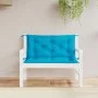 Cojines de banco de jardín 2 uds azul claro 100x50x7 cm de , Cojines para sillas y sofás - Ref: Foro24-361663, Precio: 35,42 ...