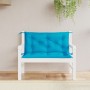 Cojines de banco de jardín 2 uds azul claro 100x50x7 cm de , Cojines para sillas y sofás - Ref: Foro24-361663, Precio: 36,18 ...
