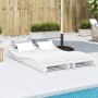 Tumbonas madera maciza de pino blanco 2 unidades 205x60x31,5 cm de , Tumbonas - Ref: Foro24-832575, Precio: 172,24 €, Descuen...