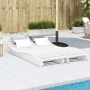 Tumbonas madera maciza de pino blanco 2 unidades 205x60x31,5 cm de , Tumbonas - Ref: Foro24-832575, Precio: 170,66 €, Descuen...