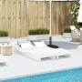 Tumbonas madera maciza de pino blanco 2 unidades 205x60x31,5 cm de , Tumbonas - Ref: Foro24-832575, Precio: 172,24 €, Descuen...