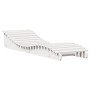 Tumbonas madera maciza de pino blanco 2 unidades 205x60x31,5 cm de , Tumbonas - Ref: Foro24-832575, Precio: 172,24 €, Descuen...
