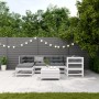 Set muebles jardín 7 pzas con cojines madera maciza pino blanco de , Conjuntos de jardín - Ref: Foro24-3250913, Precio: 590,3...