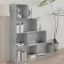 Estantería madera contrachapada gris hormigón 155x24x160cm de vidaXL, Librerías y estanterías - Ref: Foro24-800661, Precio: 6...