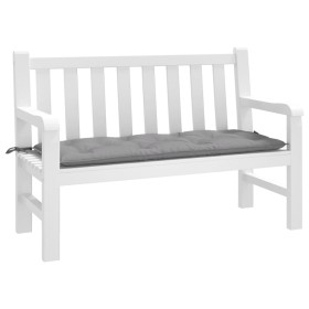 Cojín de banco de jardín tela Oxford gris 120x50x7 cm de , Cojines para sillas y sofás - Ref: Foro24-361584, Precio: 28,41 €,...