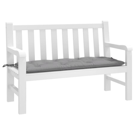 Cojín de banco de jardín tela Oxford gris 120x50x7 cm de , Cojines para sillas y sofás - Ref: Foro24-361584, Precio: 28,41 €,...