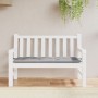 Cojín de banco de jardín tela Oxford gris 120x50x7 cm de , Cojines para sillas y sofás - Ref: Foro24-361584, Precio: 28,41 €,...