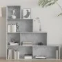 Estantería madera contrachapada gris hormigón 155x24x160cm de vidaXL, Librerías y estanterías - Ref: Foro24-800661, Precio: 6...