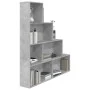 Estantería madera contrachapada gris hormigón 155x24x160cm de vidaXL, Librerías y estanterías - Ref: Foro24-800661, Precio: 6...