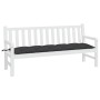 Cojín de banco de jardín tela Oxford negro 180x50x7 cm de , Cojines para sillas y sofás - Ref: Foro24-361628, Precio: 33,48 €...