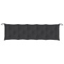 Cojín de banco de jardín tela Oxford negro 180x50x7 cm de , Cojines para sillas y sofás - Ref: Foro24-361628, Precio: 33,48 €...