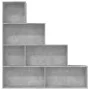 Estantería madera contrachapada gris hormigón 155x24x160cm de vidaXL, Librerías y estanterías - Ref: Foro24-800661, Precio: 6...