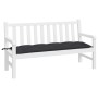 Cojín de banco de jardín tela Oxford negro 150x50x7 cm de , Cojines para sillas y sofás - Ref: Foro24-361609, Precio: 32,05 €...