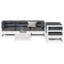 Set muebles jardín 6 pzas con cojines madera maciza pino blanco de , Conjuntos de jardín - Ref: Foro24-3250809, Precio: 544,6...
