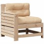 Juego de muebles de jardín 5 pzas y cojines madera maciza pino de , Conjuntos de jardín - Ref: Foro24-3250816, Precio: 550,28...