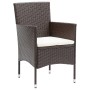 Sillas de comedor de jardín 2 unidades ratán sintético marrón de , Sillas de jardín - Ref: Foro24-318496, Precio: 142,13 €, D...