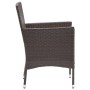 Sillas de comedor de jardín 2 unidades ratán sintético marrón de , Sillas de jardín - Ref: Foro24-318496, Precio: 142,13 €, D...