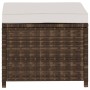 Set muebles de jardín 5 piezas y cojines ratán sintético marrón de vidaXL, Conjuntos de jardín - Ref: Foro24-48133, Precio: 2...