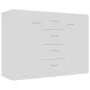 Aparador de madera contrachapada blanco 88x30x65 cm de vidaXL, Aparadores - Ref: Foro24-800684, Precio: 91,62 €, Descuento: %