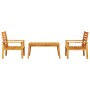 Juego de muebles de jardín 3 piezas madera maciza acacia de , Conjuntos de jardín - Ref: Foro24-3211806, Precio: 211,07 €, De...