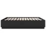 Bettgestell mit LED-Leuchten, schwarzes Holzwerkstoff, 200 x 200 cm von , Betten und Lattenroste - Ref: Foro24-3209584, Preis...