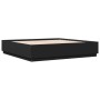 Estructura cama con luces LED madera ingeniería negro 200x200cm de , Camas y somieres - Ref: Foro24-3209584, Precio: 192,93 €...