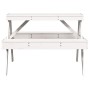 Mesa de pícnic madera maciza de pino blanco 105x134x75 cm de , Mesas de jardín - Ref: Foro24-832568, Precio: 131,66 €, Descue...