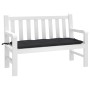Cojín de banco de jardín tela Oxford negro 120x50x7 cm de , Cojines para sillas y sofás - Ref: Foro24-361590, Precio: 28,41 €...