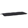 Cojín de banco de jardín tela Oxford negro 120x50x7 cm de , Cojines para sillas y sofás - Ref: Foro24-361590, Precio: 28,41 €...