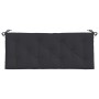 Cojín de banco de jardín tela Oxford negro 120x50x7 cm de , Cojines para sillas y sofás - Ref: Foro24-361590, Precio: 28,41 €...