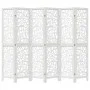 White Paulownia solid wood 6-panel dividing screen by , Room dividers - Ref: Foro24-358746, Price: 164,29 €, Discount: %