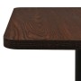 Mesa de bistró ceniza oscuro 50x50x107 cm en Mesas de comedor | Comprar online en Foru.es