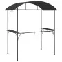 Cenador barbacoa estante lateral acero antracita 220x115x230 cm de , Carpas y cenadores - Ref: Foro24-360138, Precio: 232,31 ...