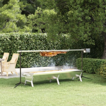 Juego de barbacoa automática y bandeja acero inoxidable de , Barbacoas - Ref: Foro24-3152096, Precio: 301,82 €, Descuento: %