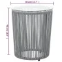 Set mesa y sillas de jardín 3 pzas y cojines ratán PE gris de vidaXL, Conjuntos de jardín - Ref: Foro24-48140, Precio: 222,93...