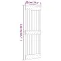 Puerta corredera con herrajes madera maciza de pino 70x210 cm de , Puertas - Ref: Foro24-3202971, Precio: 147,11 €, Descuento: %
