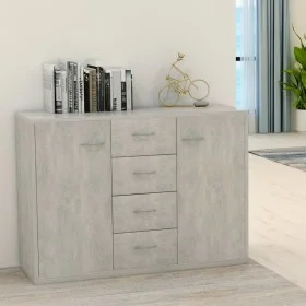 Aparador de madera contrachapada gris hormigón 60x30x70 cm de vidaXL, Aparadores - Ref: Foro24-800688, Precio: 102,15 €, Desc...