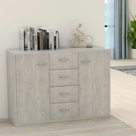 Aparador de madera contrachapada gris hormigón 60x30x70 cm de vidaXL, Aparadores - Ref: Foro24-800688, Precio: 103,01 €, Desc...