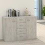Aparador de madera contrachapada gris hormigón 60x30x70 cm de vidaXL, Aparadores - Ref: Foro24-800688, Precio: 103,01 €, Desc...