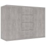 Aparador de madera contrachapada gris hormigón 60x30x70 cm de vidaXL, Aparadores - Ref: Foro24-800688, Precio: 103,01 €, Desc...