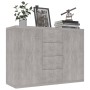 Aparador de madera contrachapada gris hormigón 60x30x70 cm de vidaXL, Aparadores - Ref: Foro24-800688, Precio: 103,01 €, Desc...