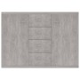 Aparador de madera contrachapada gris hormigón 60x30x70 cm de vidaXL, Aparadores - Ref: Foro24-800688, Precio: 103,01 €, Desc...