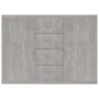 Concrete gray plywood sideboard 60x30x70 cm by vidaXL, Sideboards - Ref: Foro24-800688, Price: 102,15 €, Discount: %